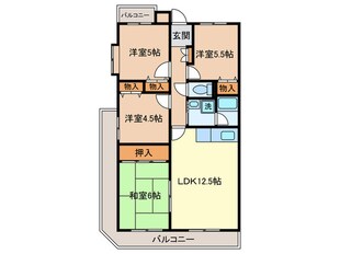 エピナ－ルの物件間取画像